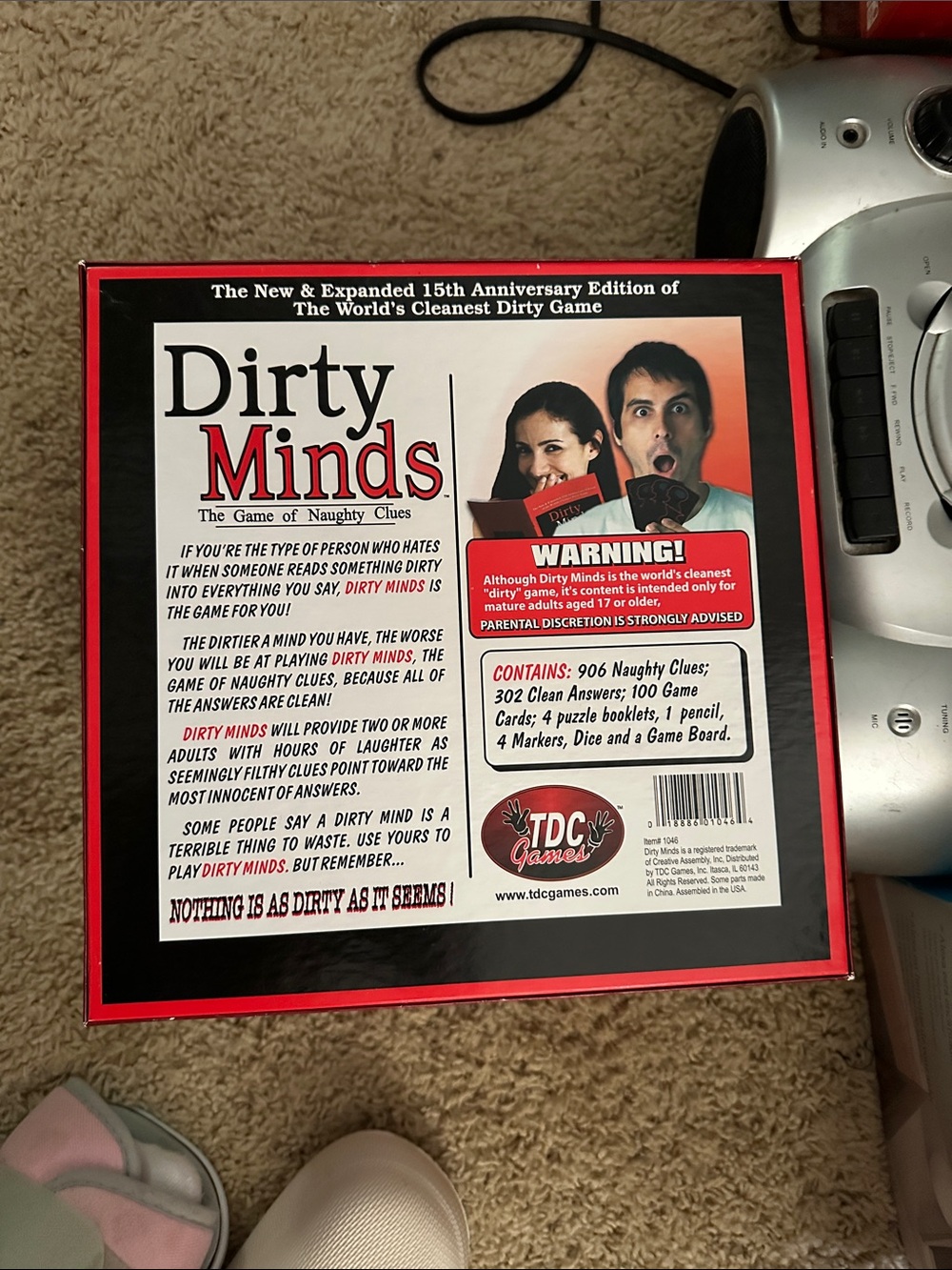 Brand New Dirty Minds Master Edition Adult Party Game - Red/Black - Picture 2 of 2
